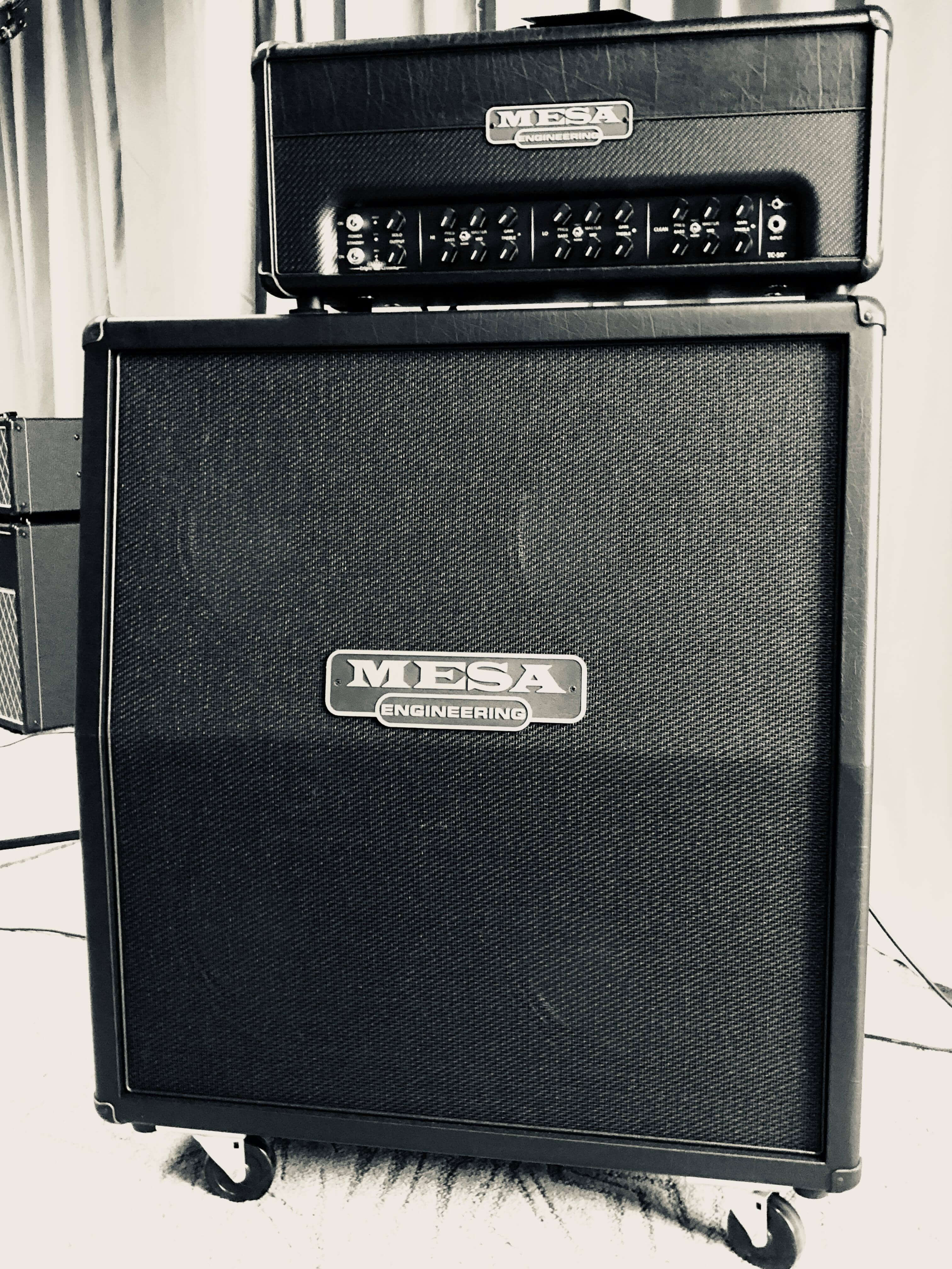 Wzmacniacz gitarowy - Mesa Boogie Rectifier 4x12 Standard Slant + head Mesa Triple Crown TC-50 + foot switch